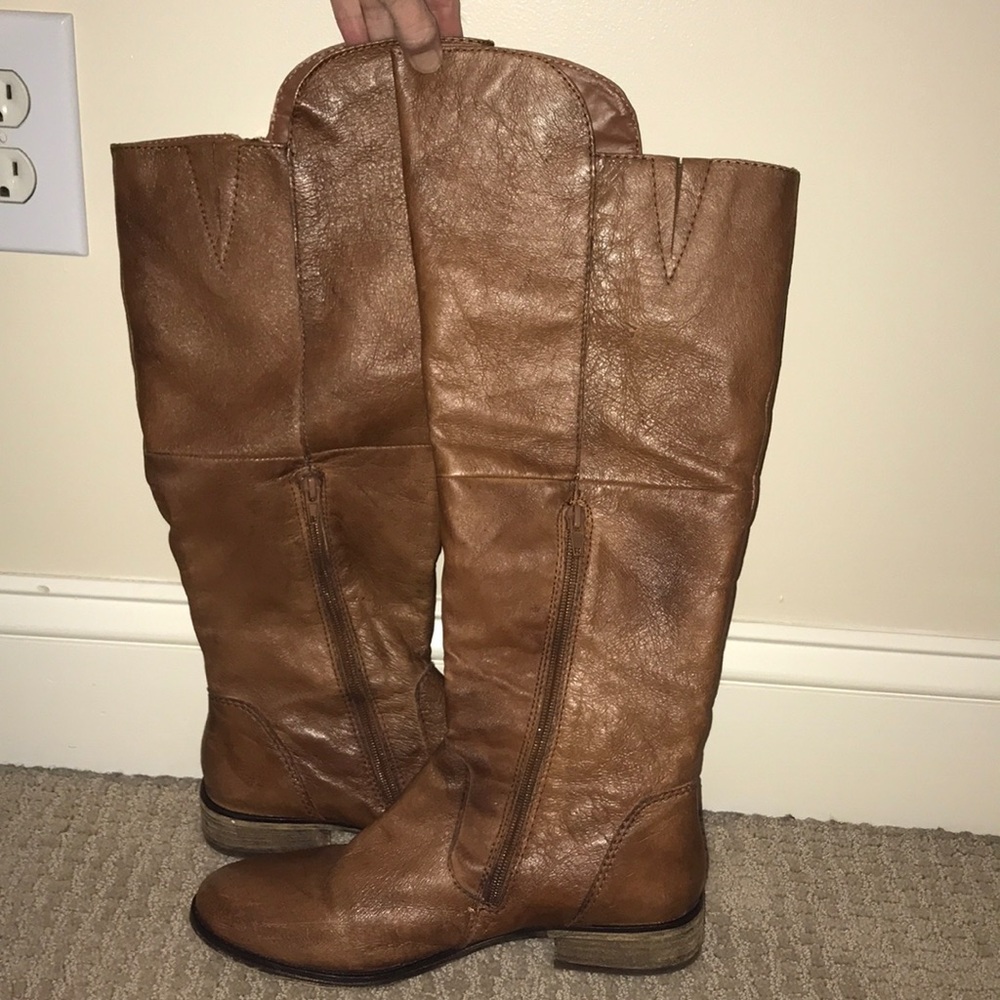 Steve Madden Leather Tall Boots.